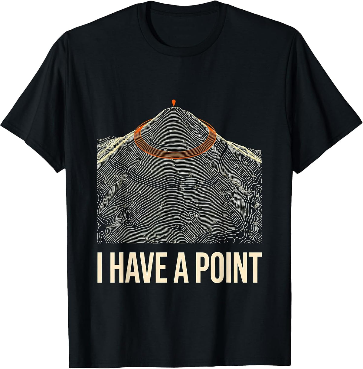 Men's I Have A Point Funny Math Teacher Nerd Humor Gift T-Shirt - Black