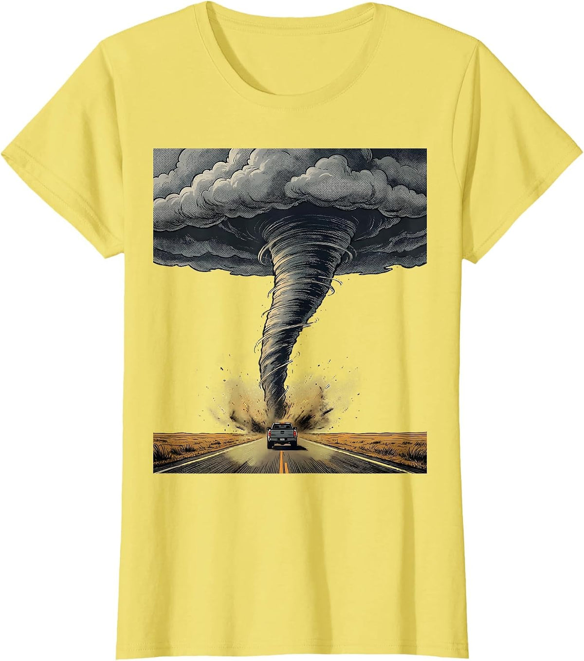Tornado Chaser Storm Chaser Meteorology Enthusiast T-Shirt - Lemon Yellow