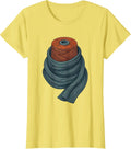 Knitted Scarf 3D Printing Humor Maker Gift Idea T-Shirt - Lemon Yellow