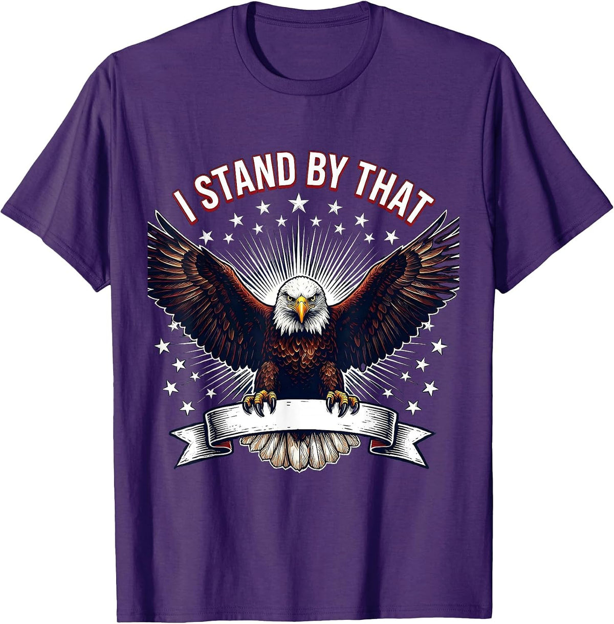 Men's Prove Me Wrong I Stand By That Bold Design T-Shirt - Purple