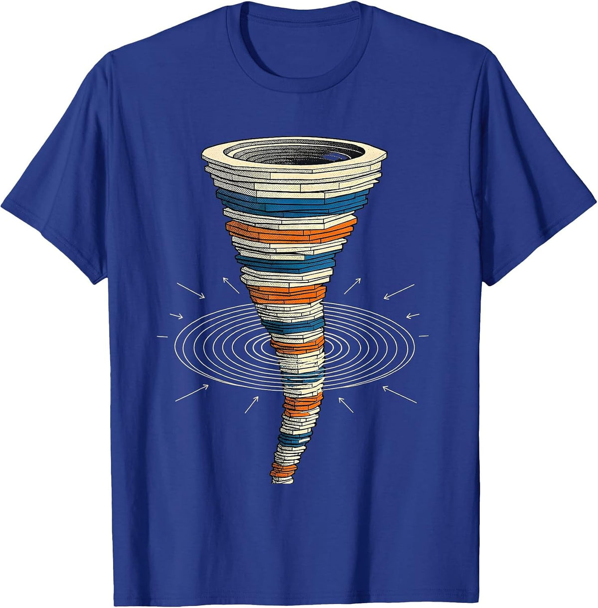 Men's Tornado Radar Meteorology Storm Chaser Enthusiast Humor T-Shirt - Royal Blue