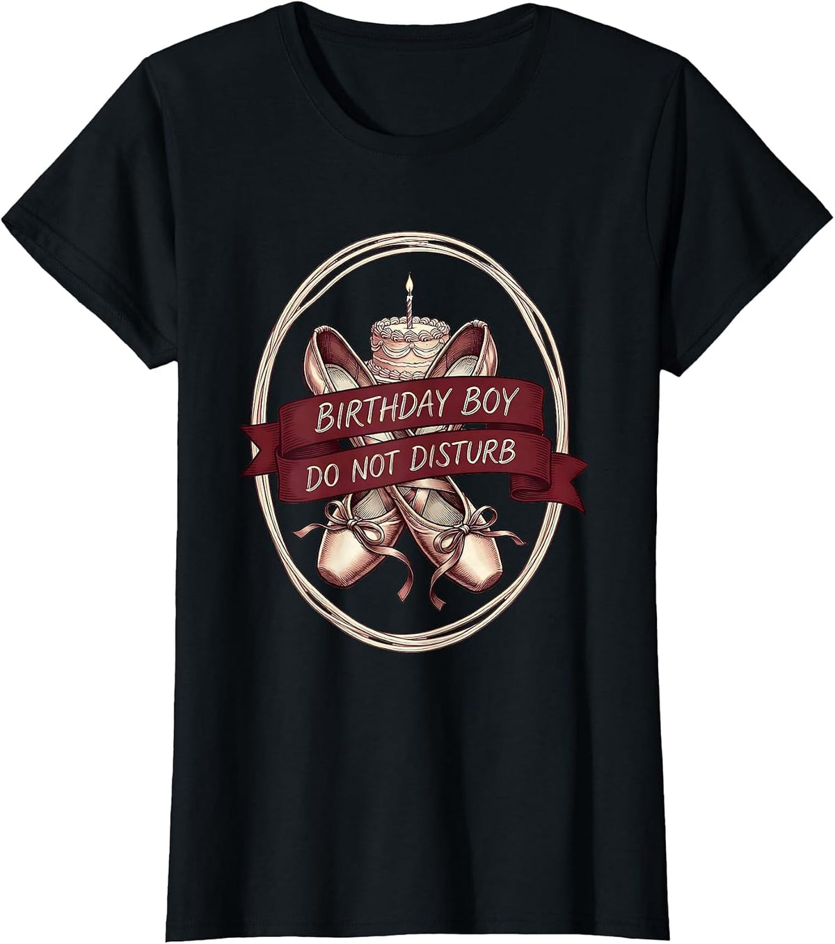 Birthday Boy Do Not Disturb Funny Birthday Design T-Shirt - Black