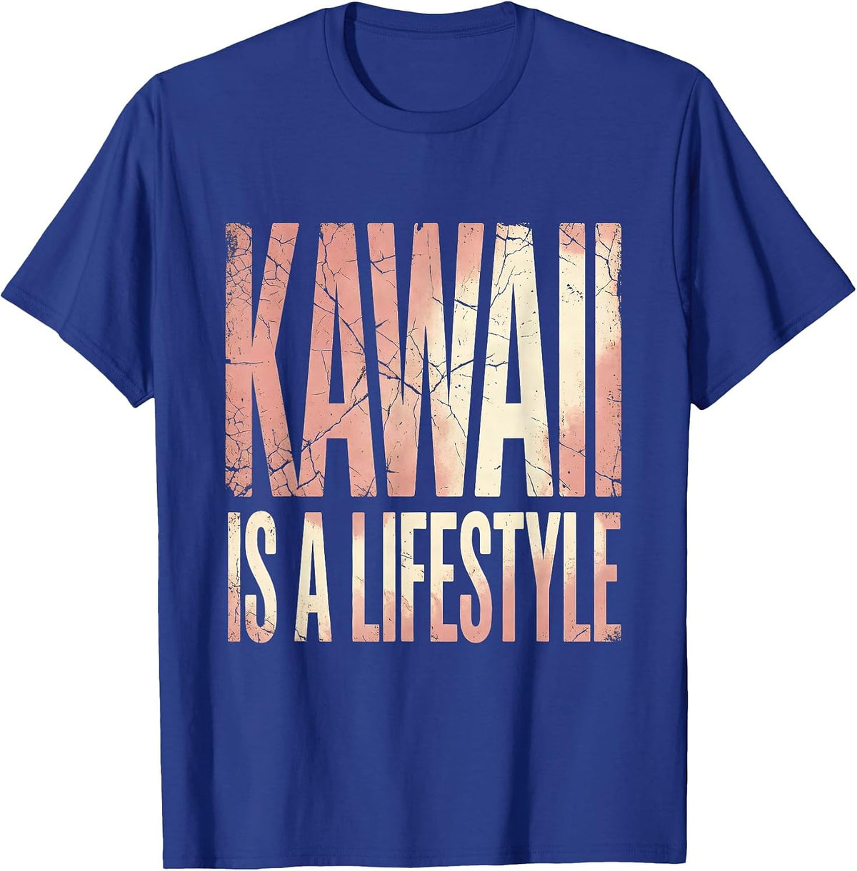 Men's Kawaii Is A Lifestyle Cute Aesthetic Design T-Shirt - Royal Blue