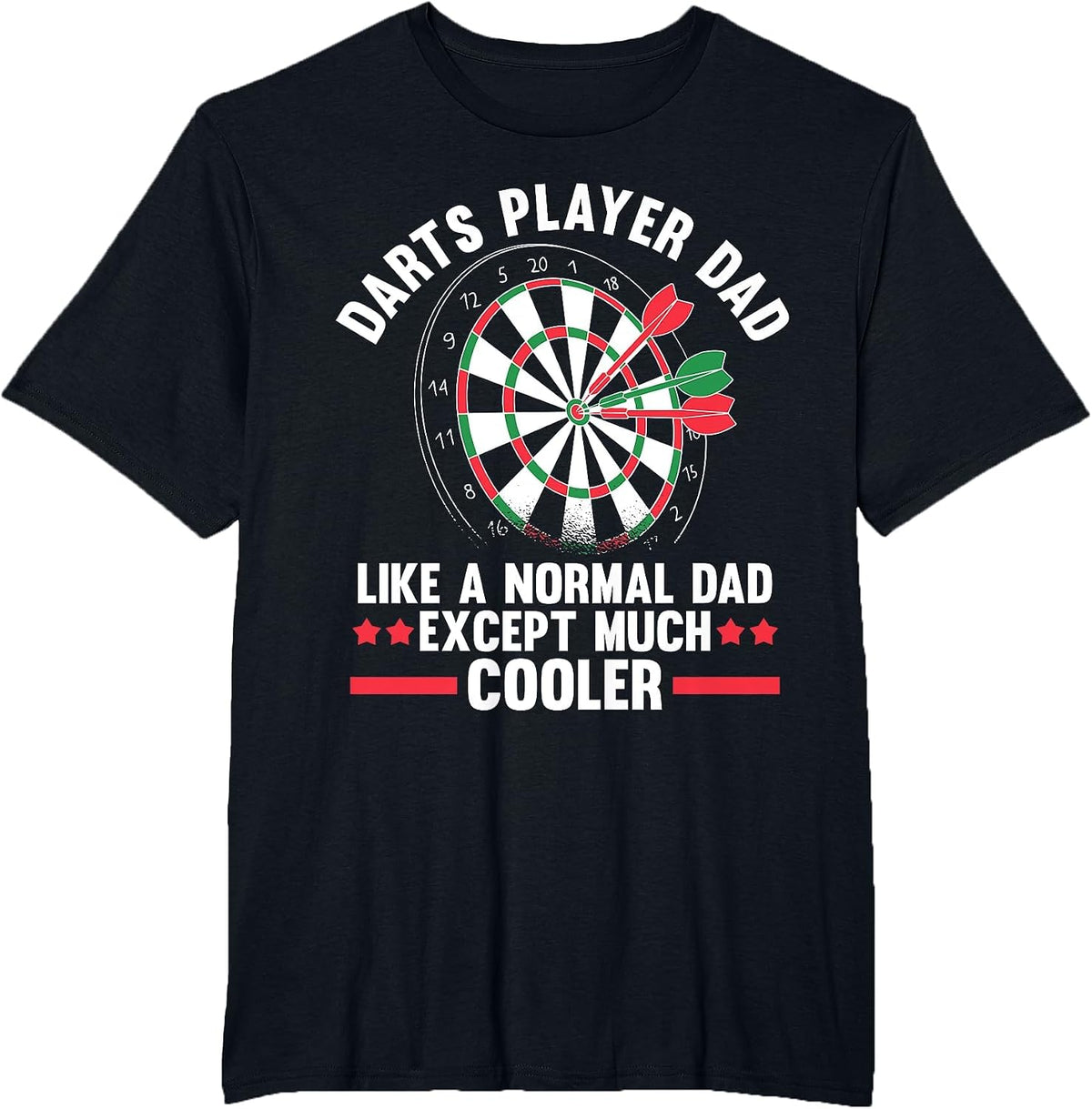 Darts Dad T-Shirt - Black