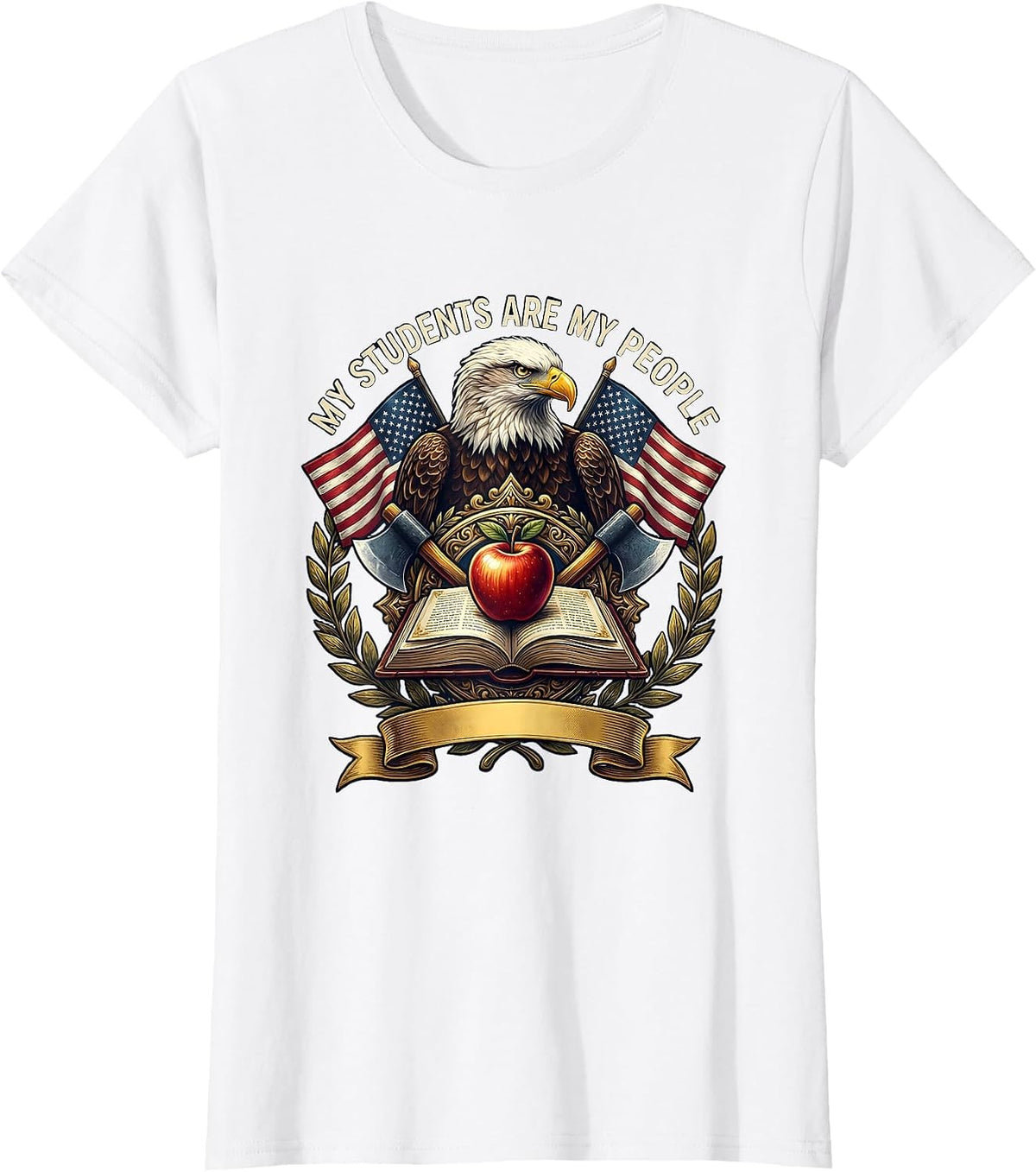 My Students Are My People 4th Grade Teacher T-Shirt - White