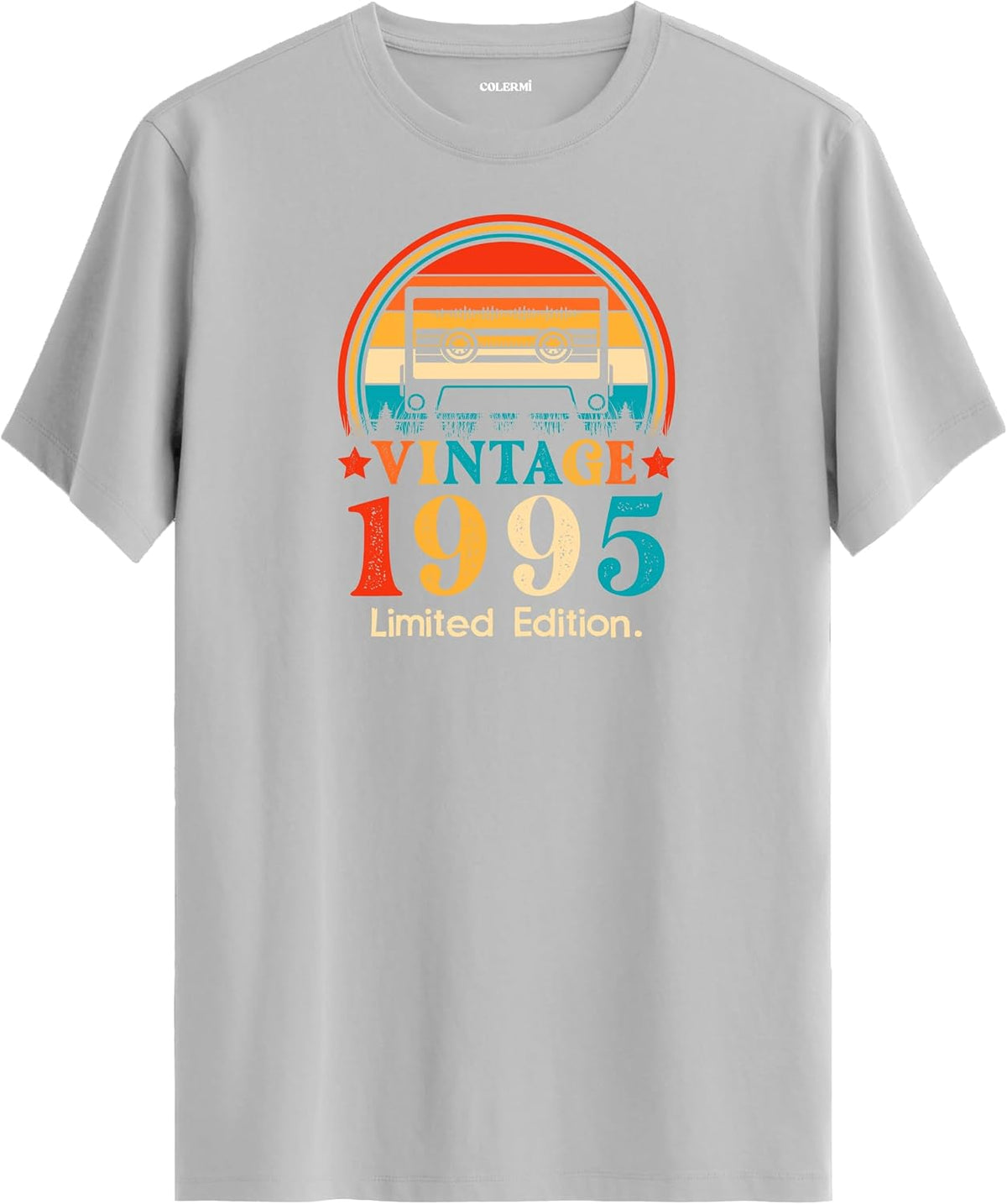 1995 Vintage Mixtape Regular T-Shirt - Gray