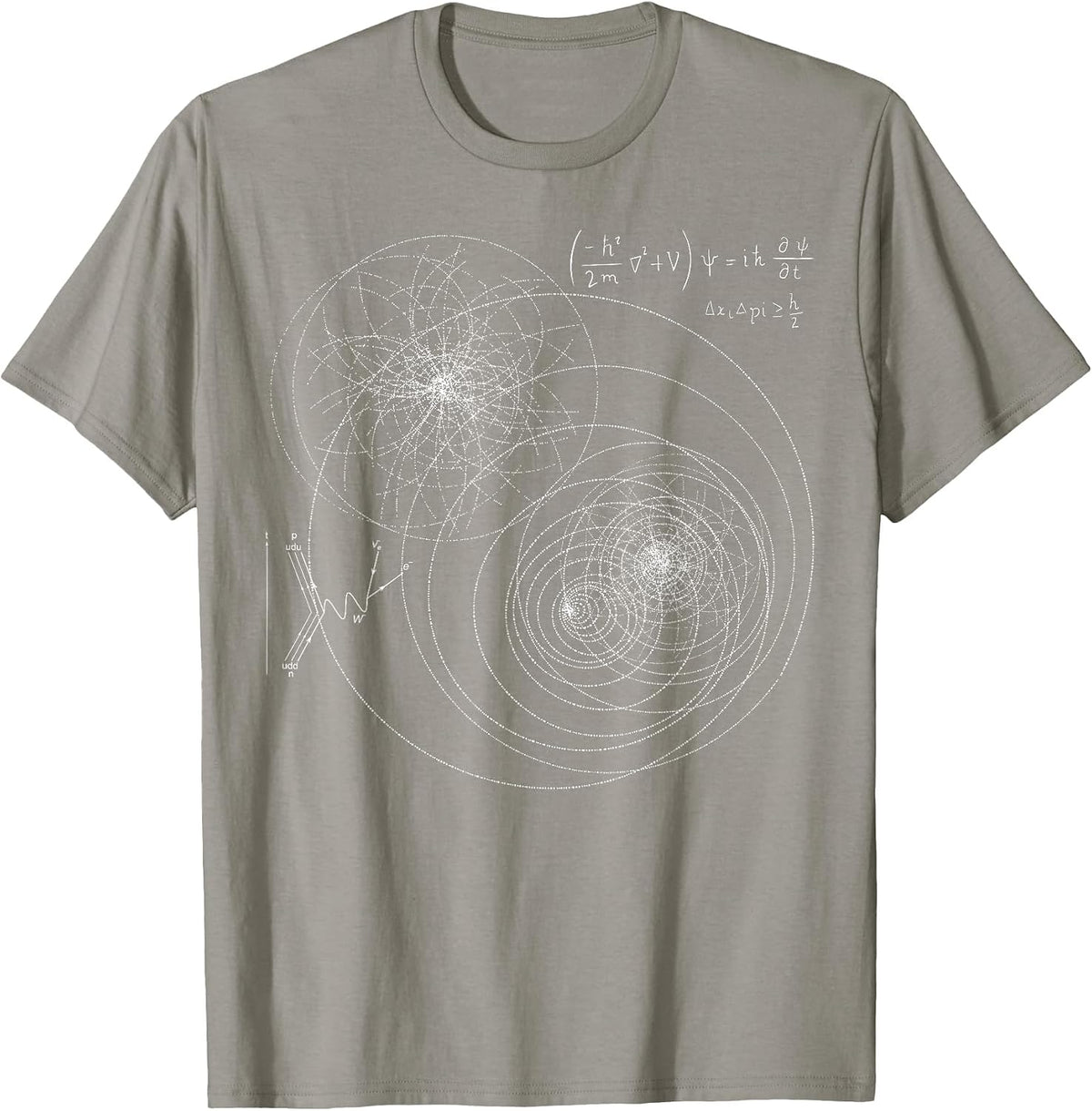 Higgs Boson Physics Quantum Mechanics Science Lover Teacher T-Shirt - Slate Grey