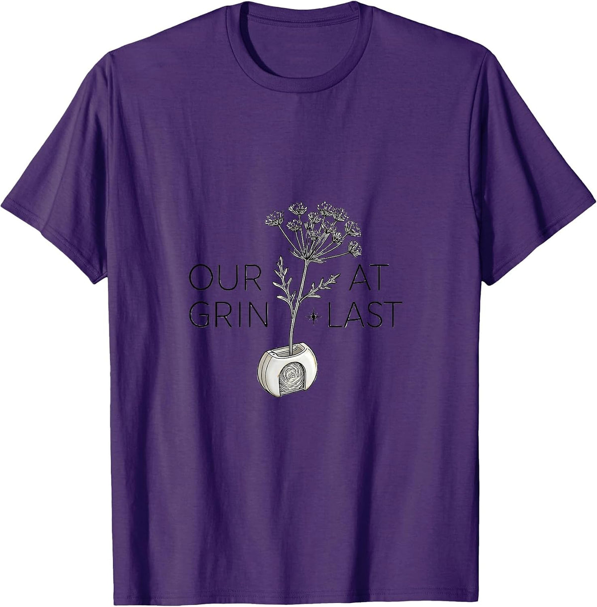 Our Grin At Last Funny Dental Hygienist Dental Assistant T-Shirt - Purple