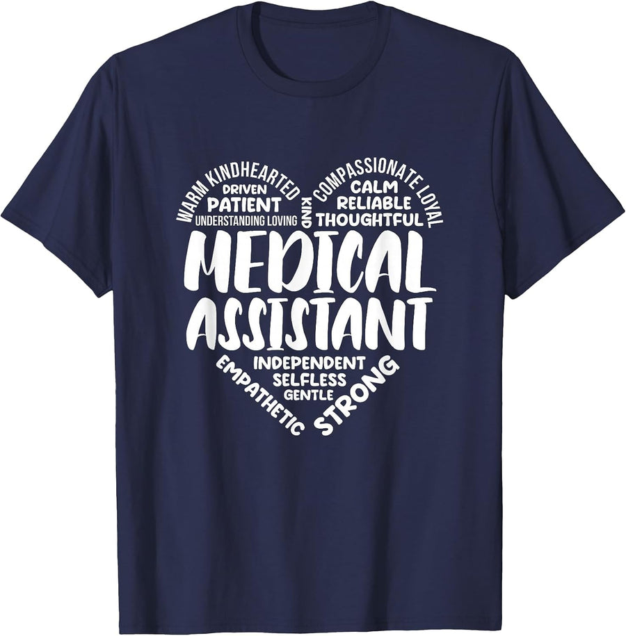 Medical Assistant Appreciation Medical Assistant Week T-Shirt - Navy Blue