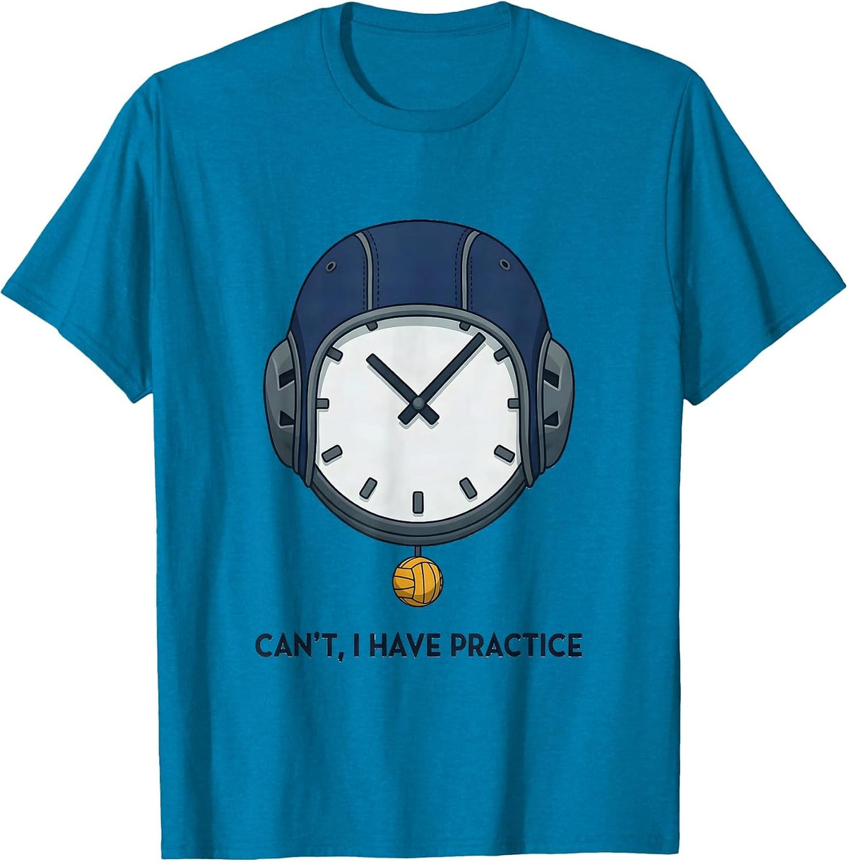Cant I Have Practice Funny Water Polo Player Coach Gift T-Shirt - Sapphire Blue