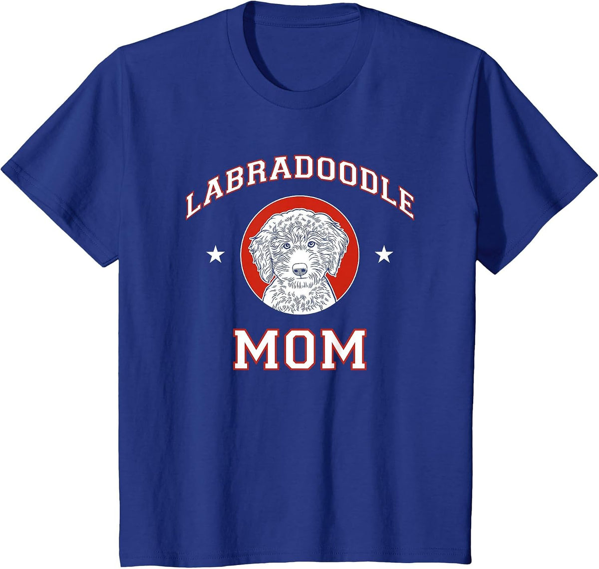 Labradoodle Mama Dog Mother T-Shirt - Royal Blue