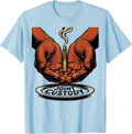 Men's Joint Custody Funny Stoner Cannabis Humor Novelty T-Shirt - Baby Blue