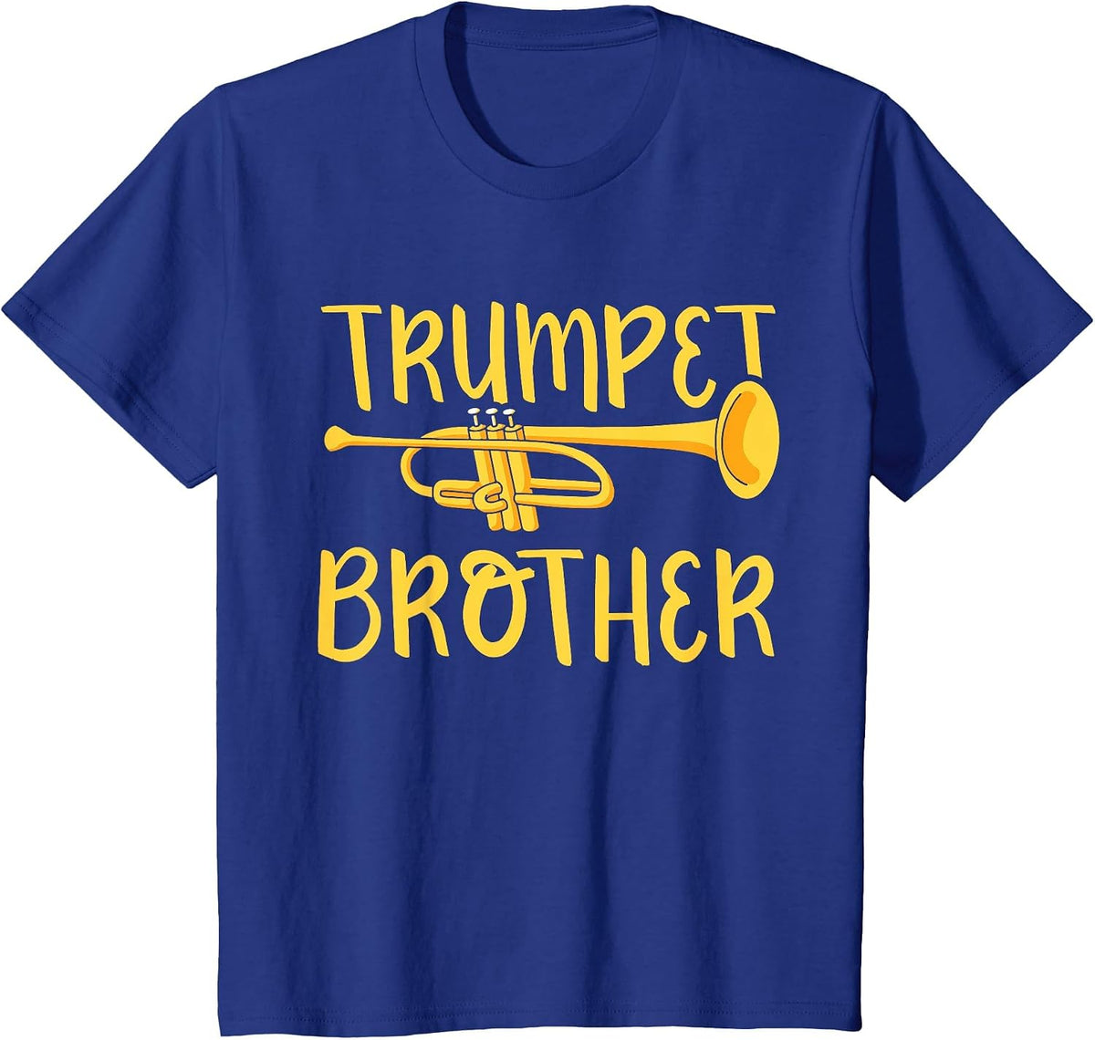 Trumpet Brother Trumpeter Musician Player Instrument T-Shirt - Royal Blue