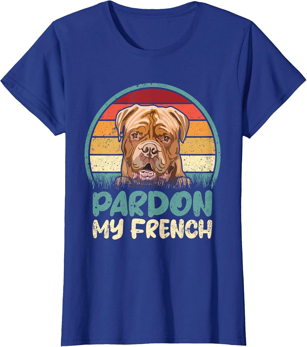 French Mastiff T-Shirt - Royal Blue