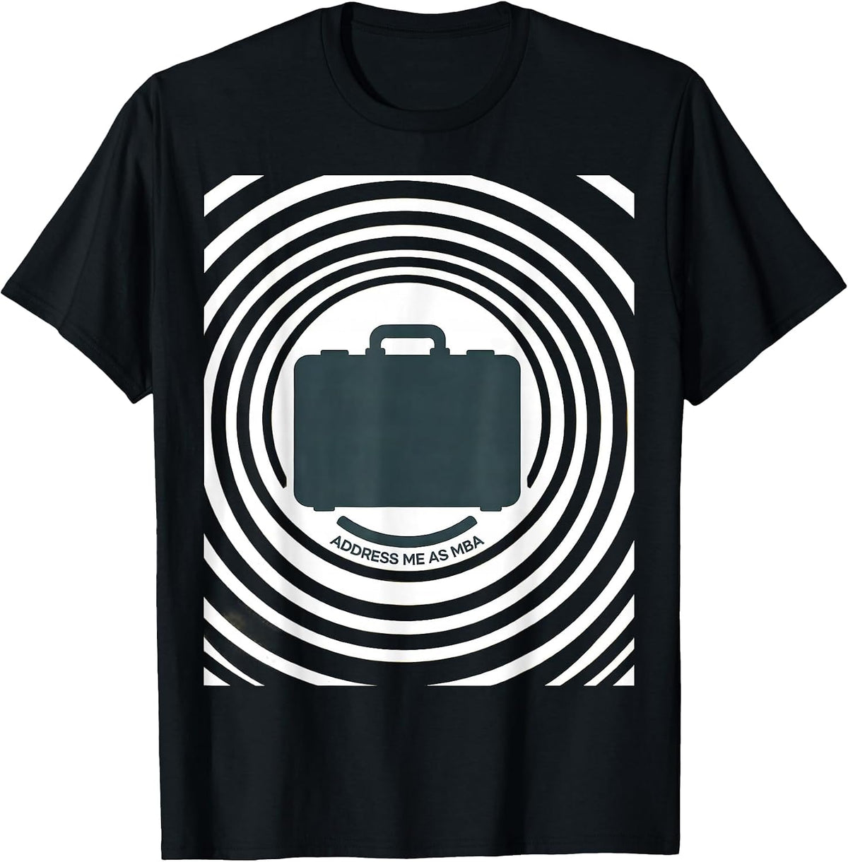 Men's Address Me As MBA Funny Business Degree Graduation Gift T-Shirt - Black