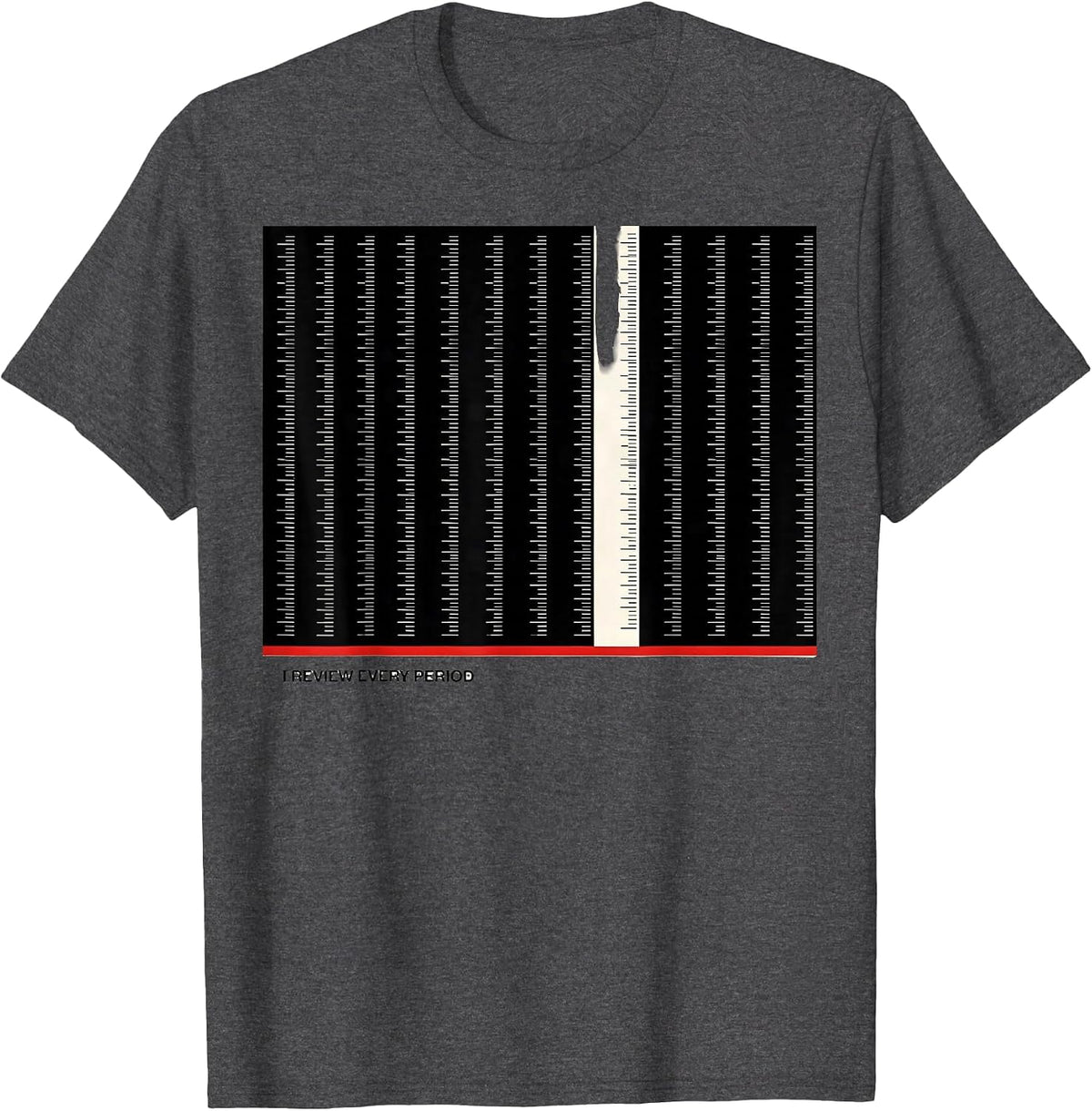 I Review Every Period Funny History Teacher Back To School T-Shirt - Dark Heather Grey
