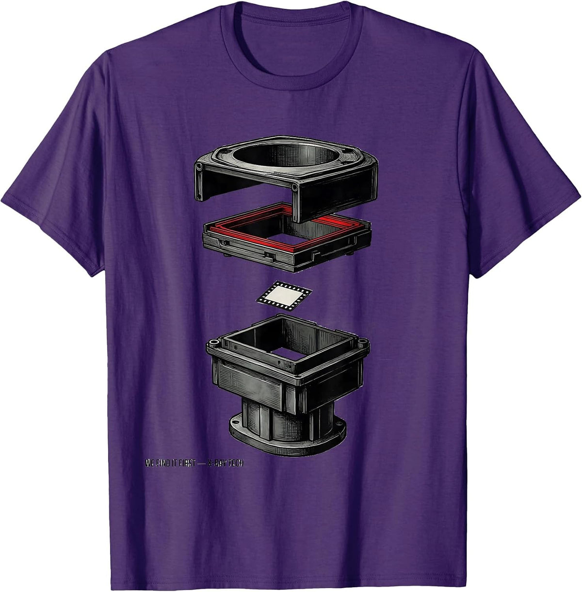 Men's We Find It First — X-Ray Tech Radiology Rad Tech CT MRI Tech T-Shirt - Purple