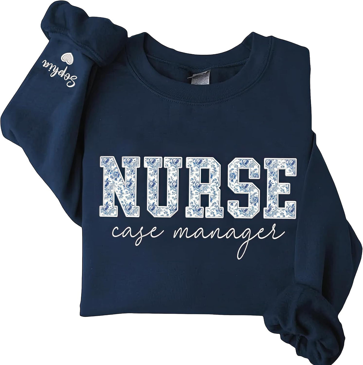 Personalized Nurse Sweatshirt, Custom Registered Nurse Shirt, RN Shirt, Nursing Gift, Gifts for Healthcare Worker - Case