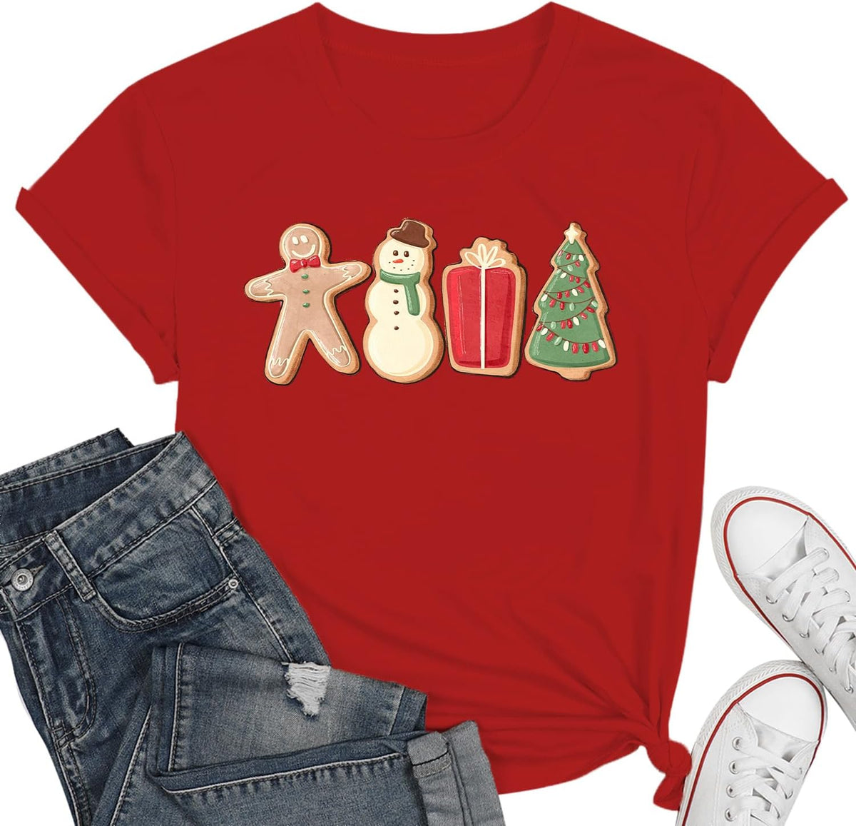 qdl Mardi Gras Shirt for Women - Fat Tuesday Party T-Shirt, Purple Green Gold Festival Tee - 029-red