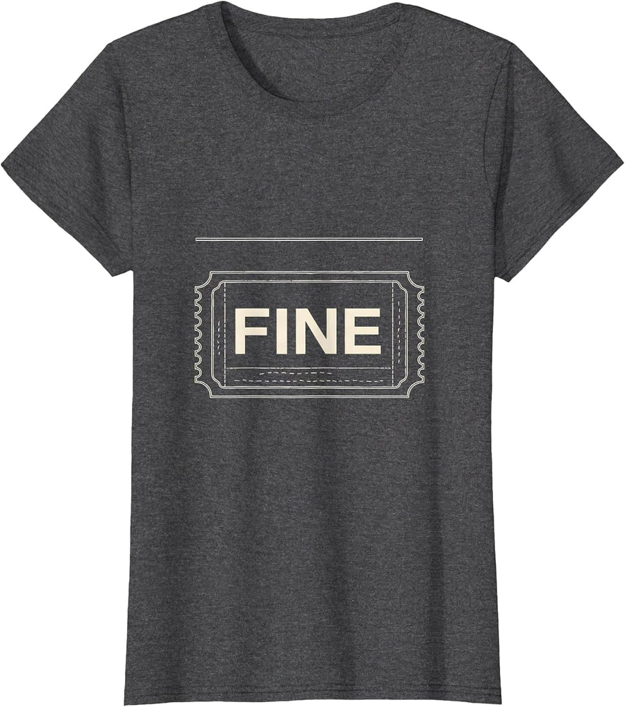 Women's Fine Y2K Grunge Alt Gothic Vintage Streetwear T-Shirt - Dark Heather Grey