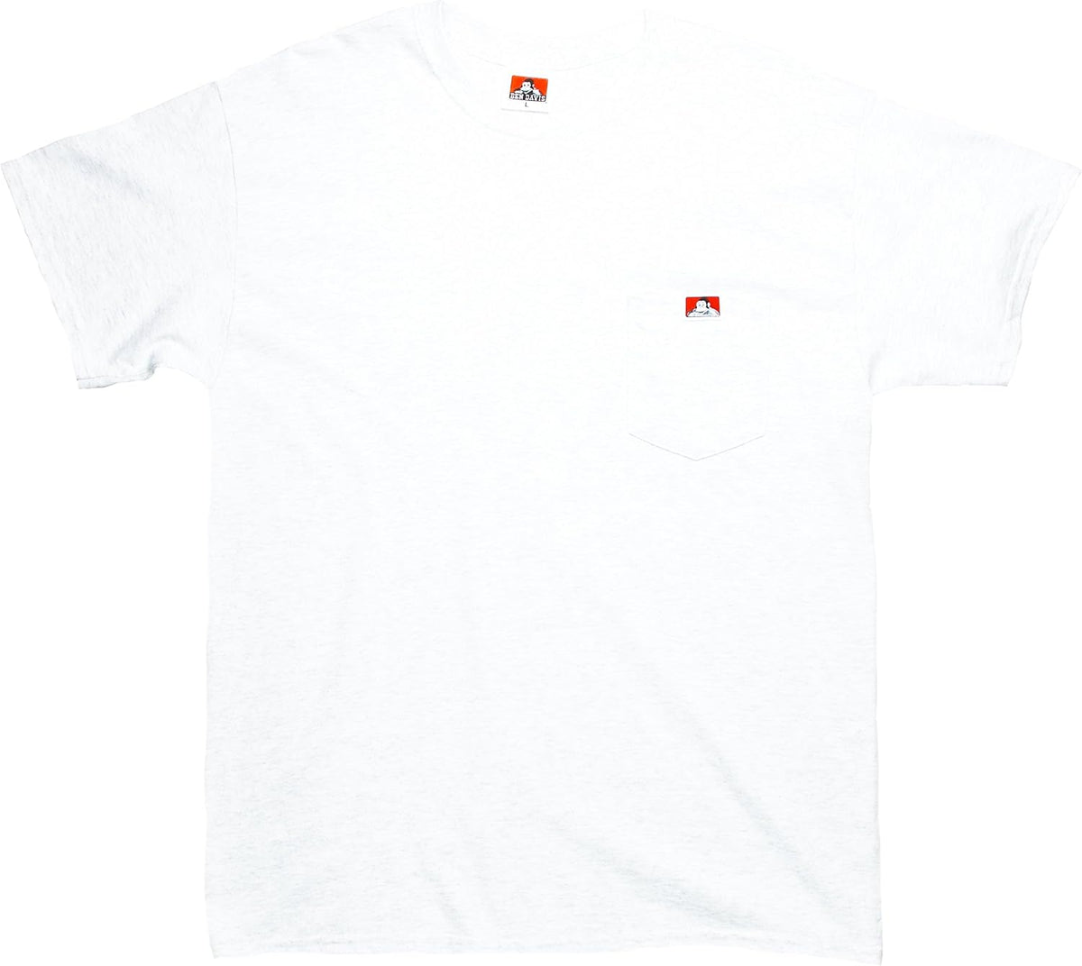 Ben Davis Men's Short Sleeve Heavyweight Pocket T-Shirt - White