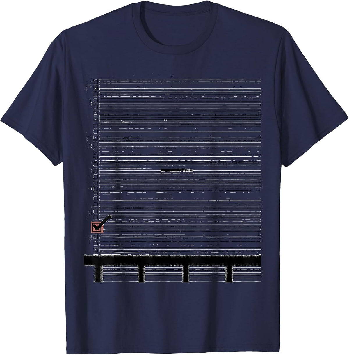 Men's Run Report Field EMS Paramedic Humor T-Shirt - Navy Blue