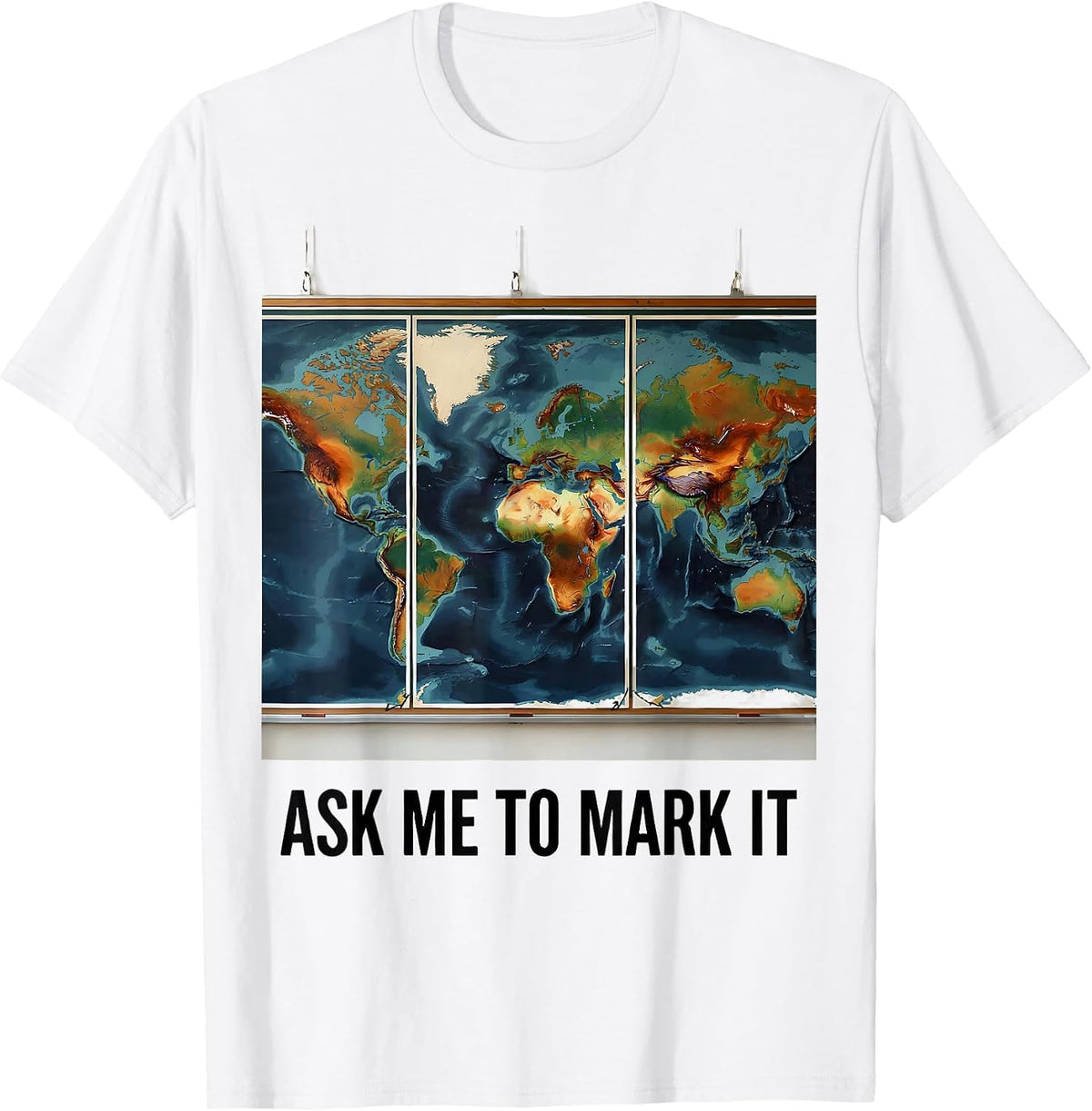 Men's Ask Me To Mark It Funny History Teacher Back To School T-Shirt - White