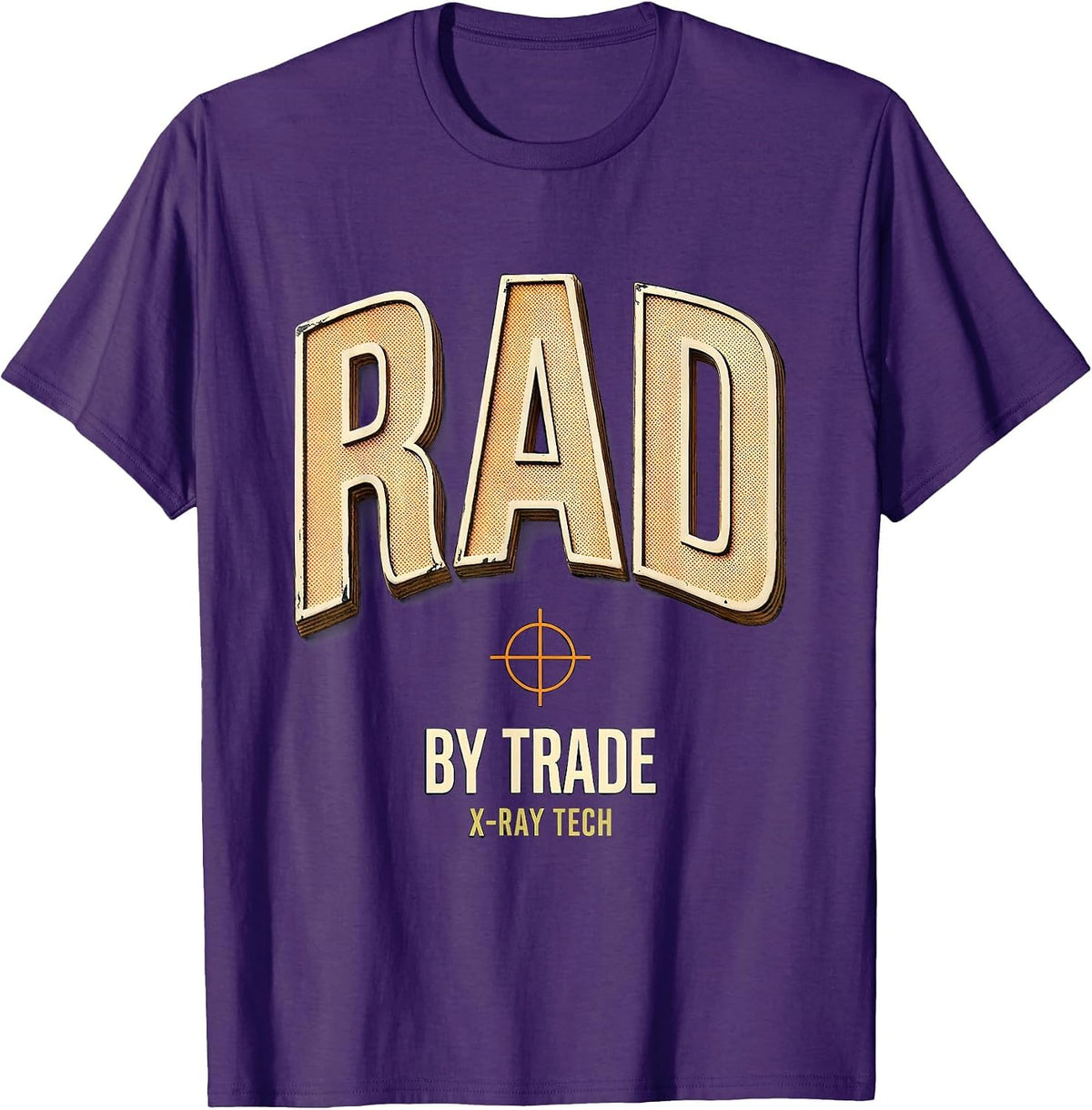 Rad By Trade X-Ray Tech Radiology Technologist Profession T-Shirt - Purple