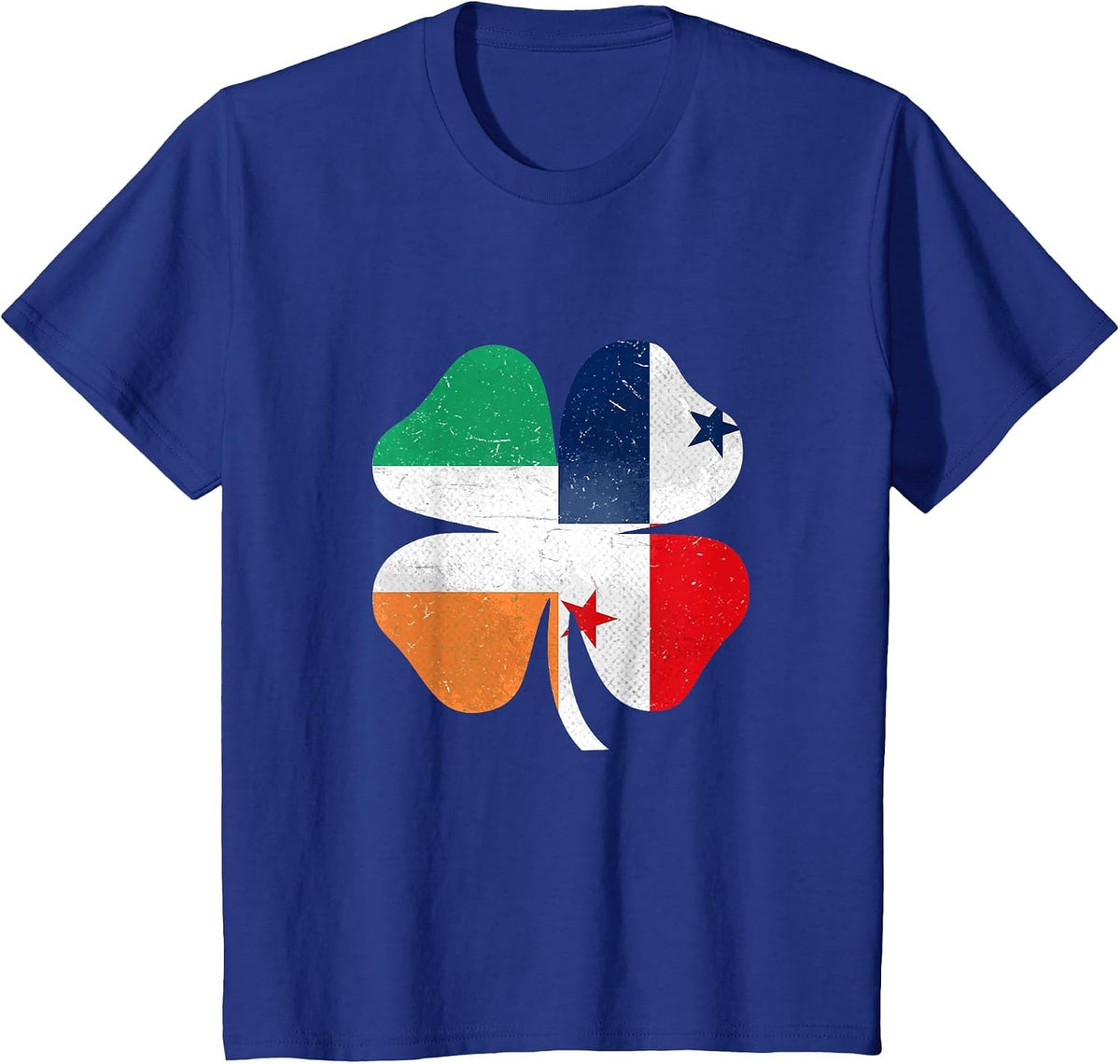 Panamanian Irish Shamrock Panama Ireland St. Patrick's Day T-Shirt - Royal Blue