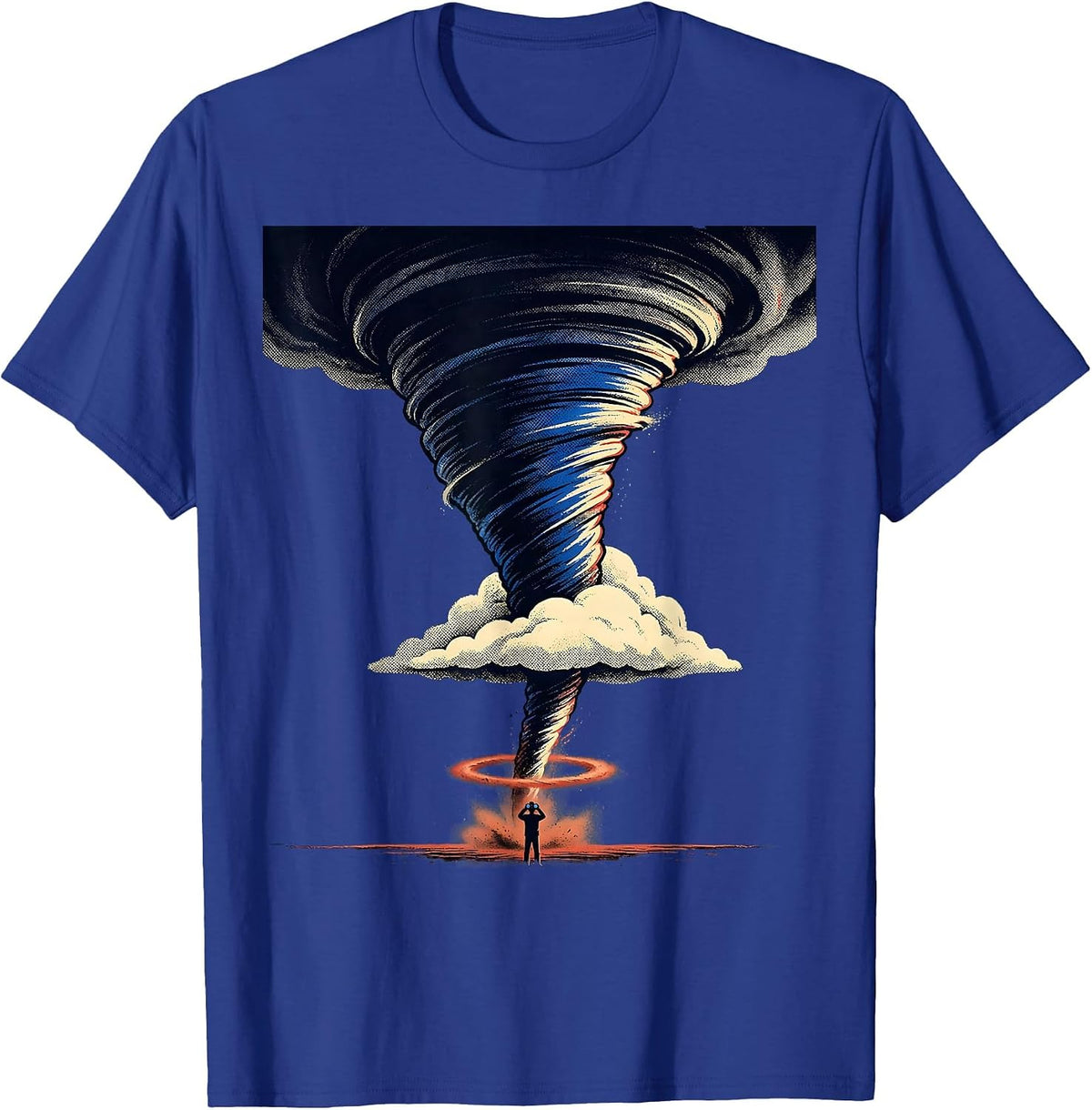 Rope Tornado Sign Painter Showcard Storm Chaser Gift T-Shirt - Royal Blue