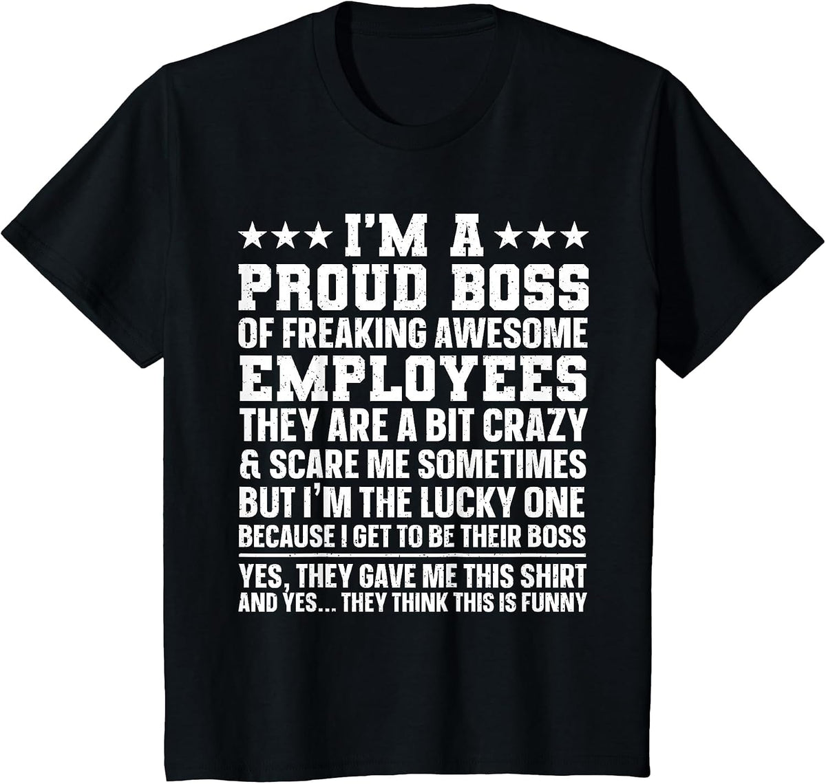 Funny Boss Art for Men Women Dad Mom Boss Appreciation Day T-Shirt - Black