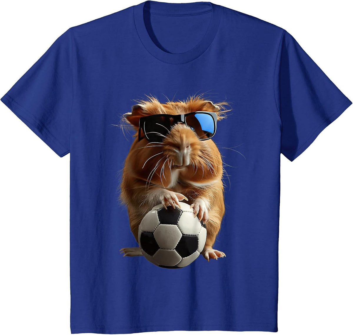 Guinea Pig Soccer T-Shirt - Royal Blue