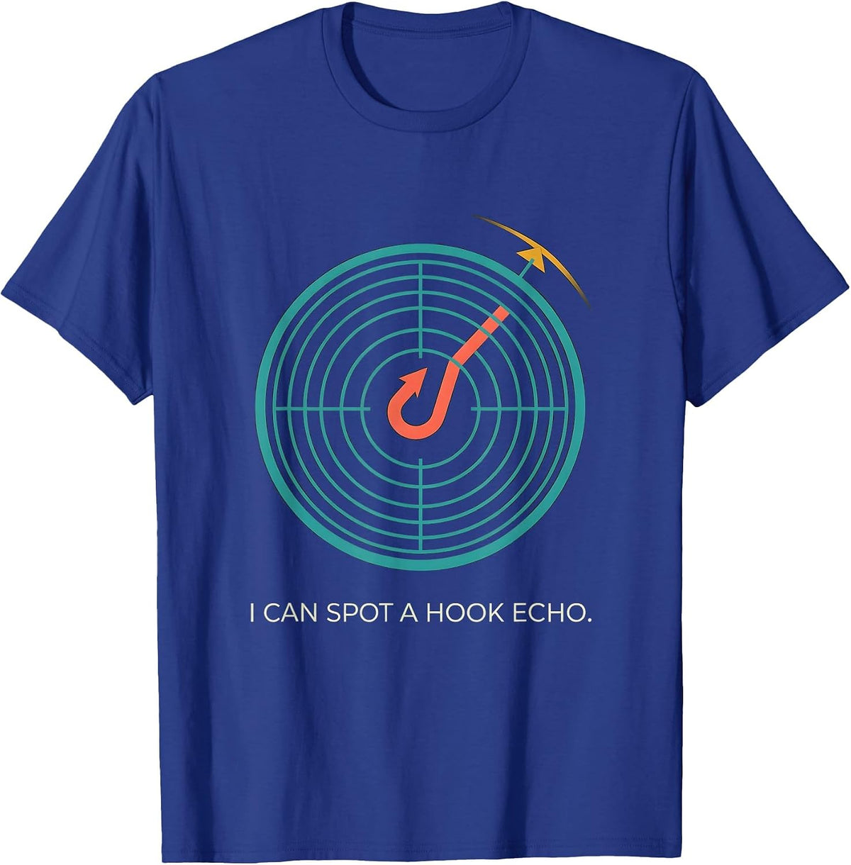 Men's I Can Spot A Hook Echo Funny Storm Chaser Tornado T-Shirt - Royal Blue
