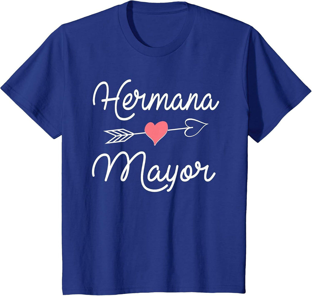 Hermana Mayor Larger Sister Announcement in Spanish T-Shirt - Royal Blue