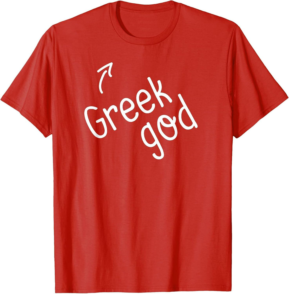 Greek God Halloween Costume Greek Mythology Lover Men Boys T-Shirt - Red
