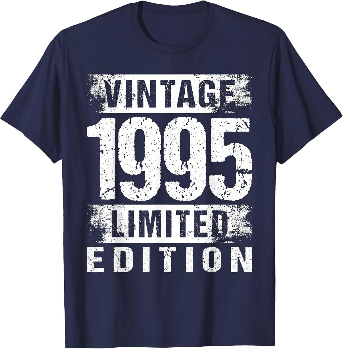 Vintage 1995 Limited Edition T-Shirt - Navy Blue