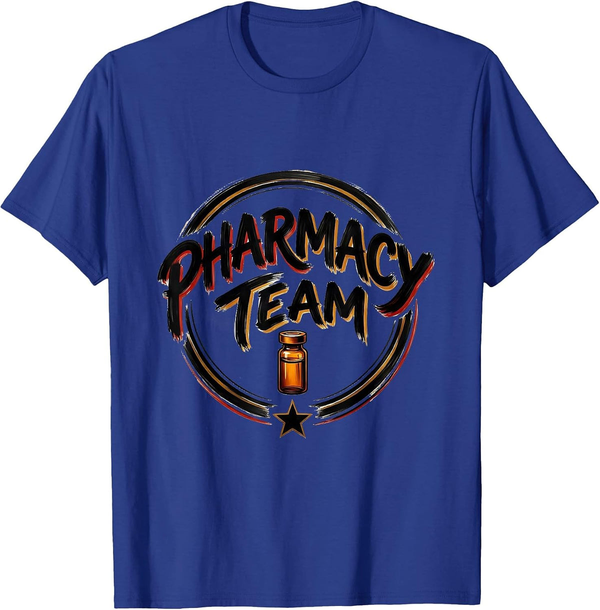 Pharmacy Team Funny Pharmacy Technician Day Crew Gift T-Shirt - Royal Blue