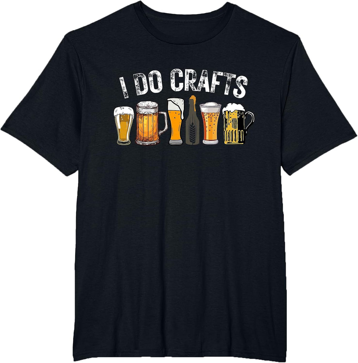 I Do Crafts Beer T-Shirt - Black
