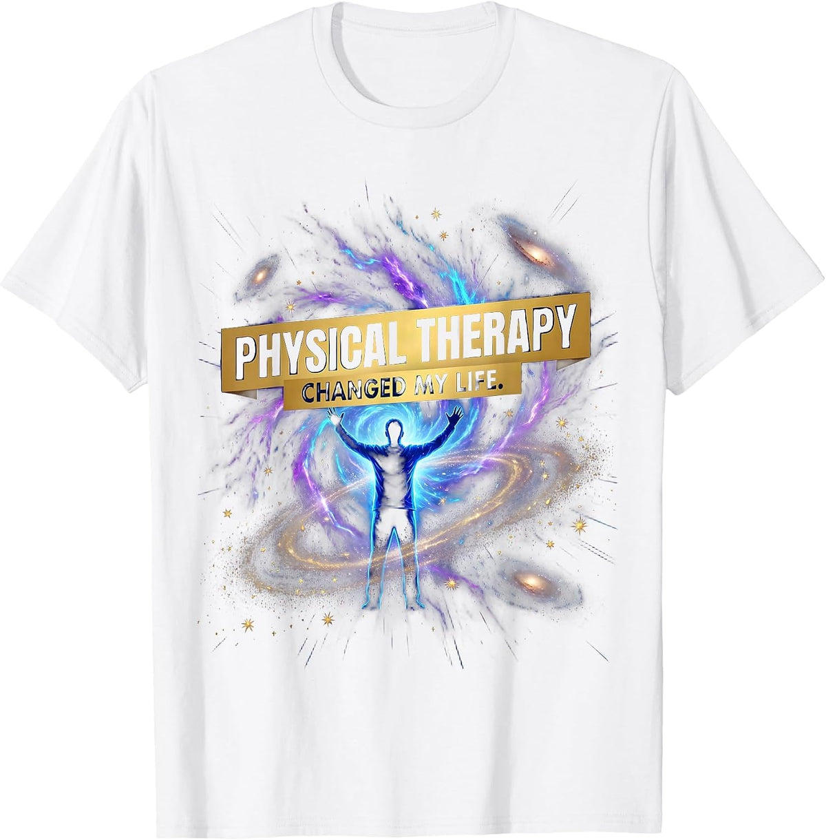 Physical Therapy Changed My Life Grateful Design T-Shirt - White