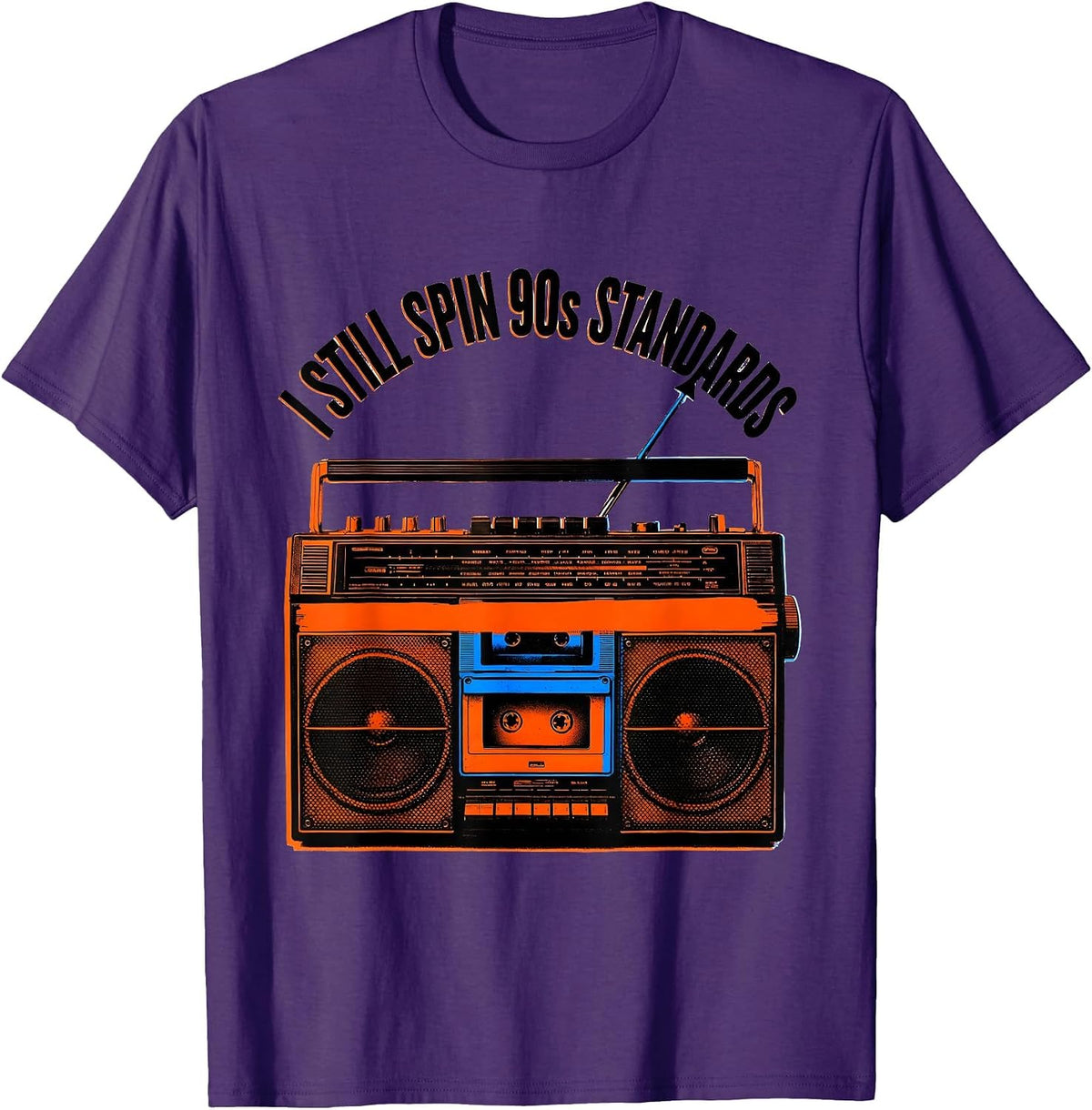 I Still Spin 90s Standards Nostalgic Hip Hop OG DJ Gift T-Shirt - Purple