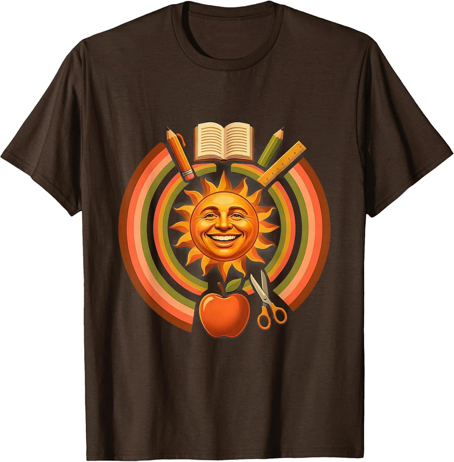 Cheerful Paraprofessional Learning Tools Graphic T-Shirt - Brown