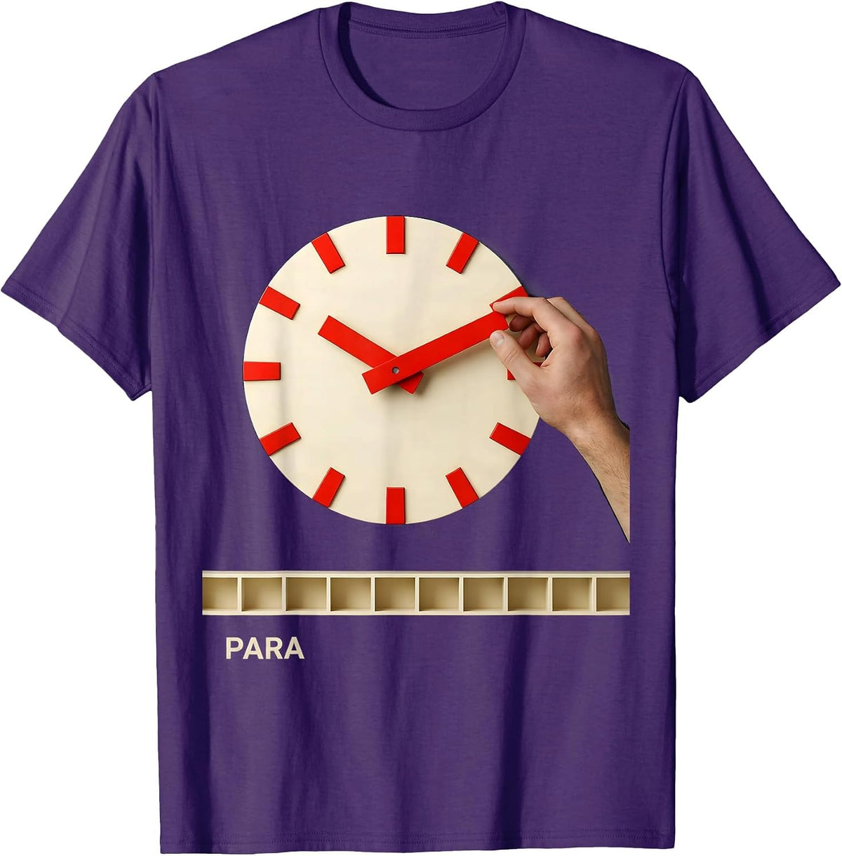 Men's Para Funny Paraprofessional Paraeducator Teacher Aide T-Shirt - Purple