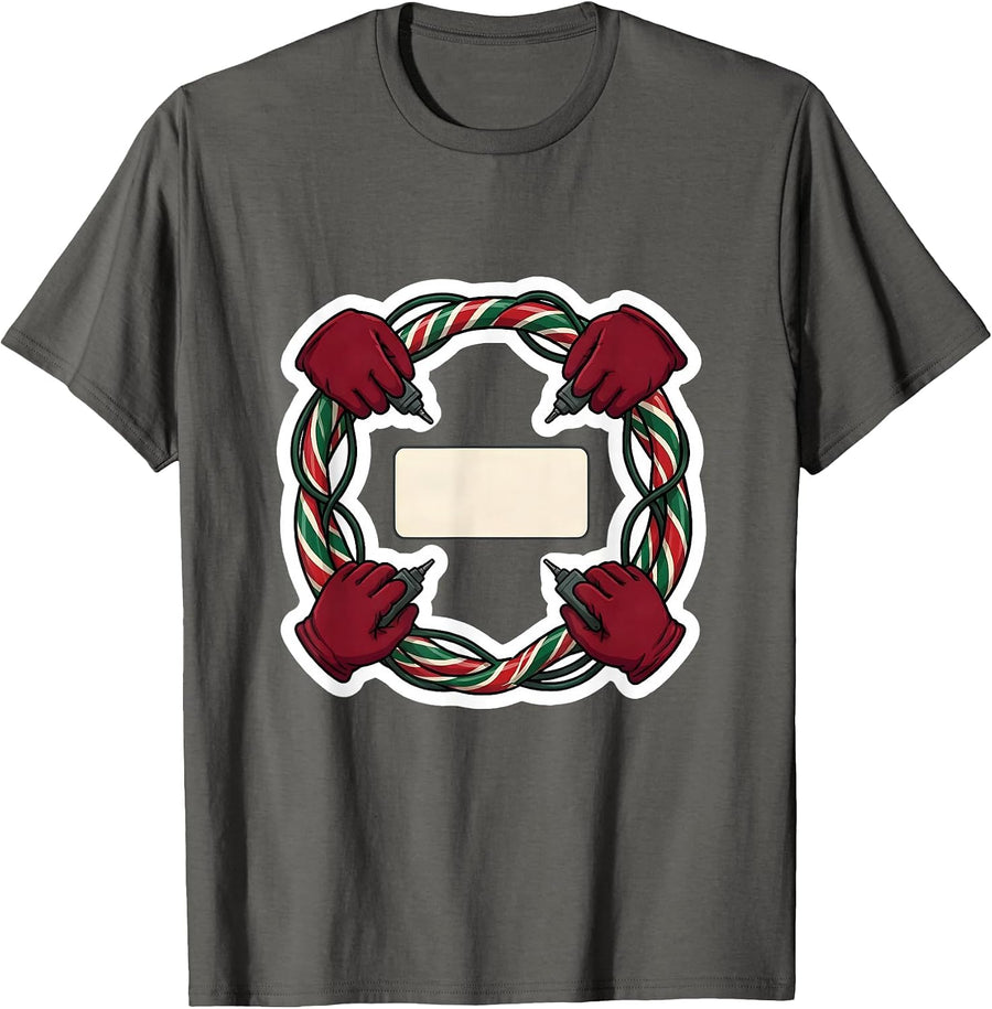 Sonographer Sealed Badge Ultrasound Tech Christmas Humor T-Shirt - Asphalt Grey