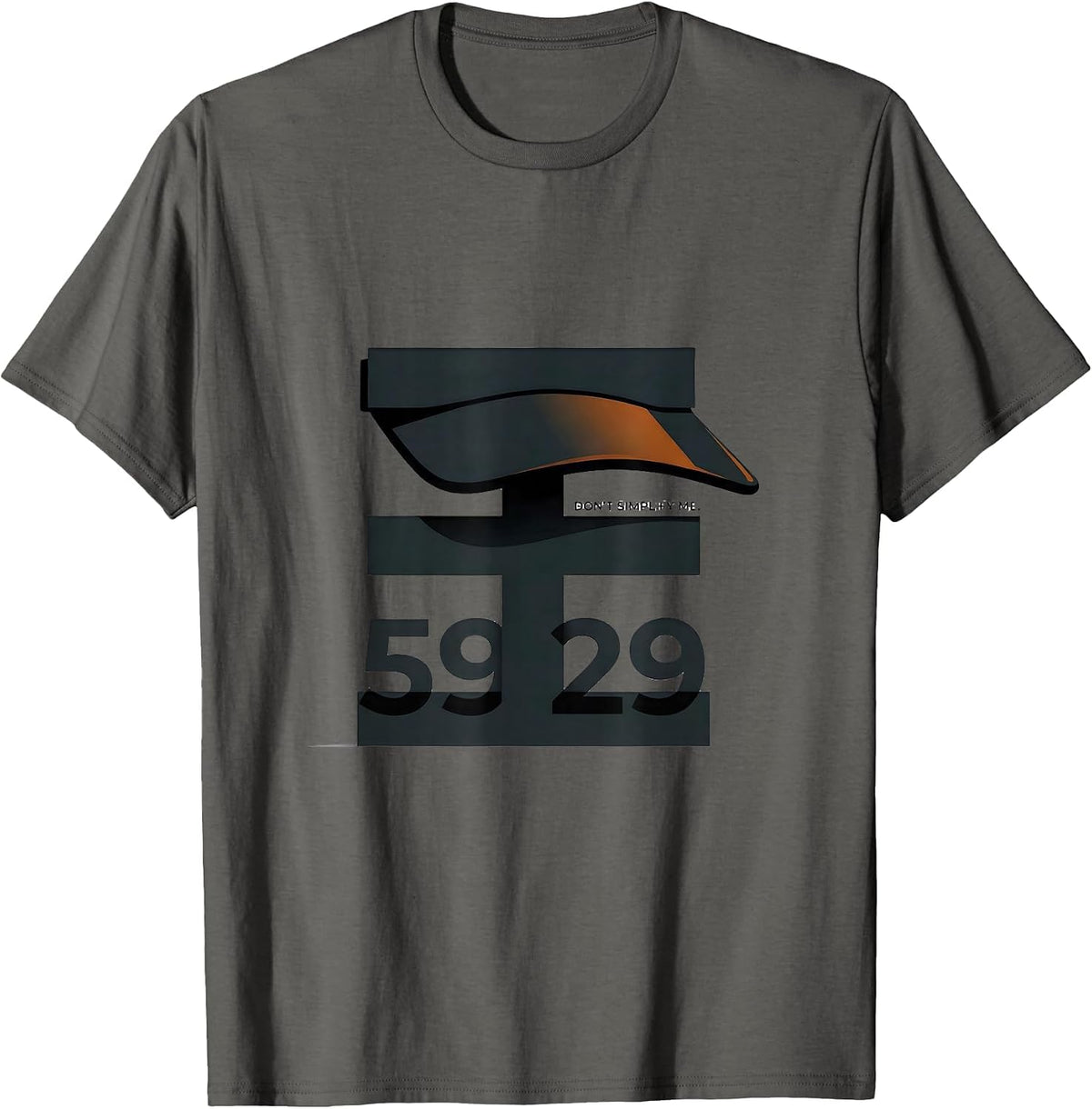 Men's √5929 Don't Simplify Me Math Teacher Birthday Gift For Age T-Shirt - Asphalt Grey