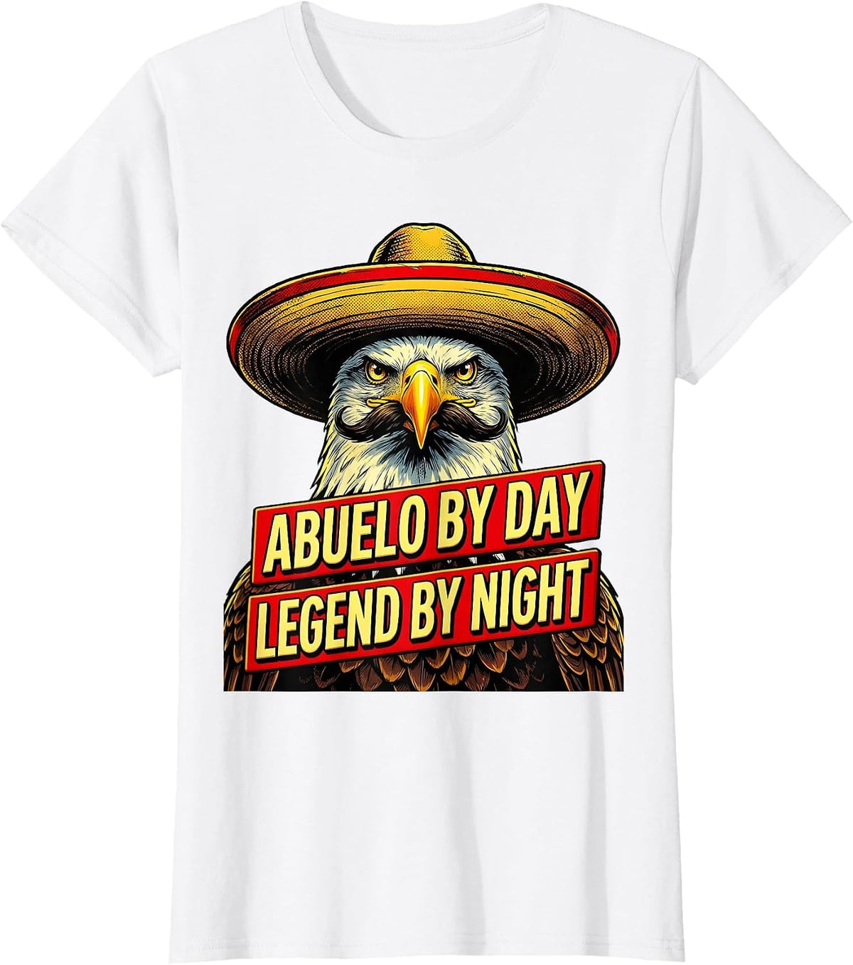 Abuelo By Day Legend By Night El Abuelo Mas Chingon T-Shirt - White