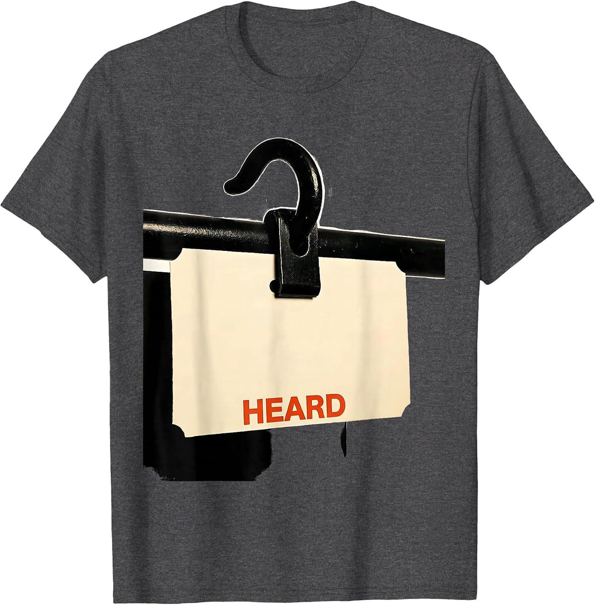 Men's Heard Funny Chef Restaurant Kitchen Slang Lingo Cook Gift T-Shirt - Dark Heather Grey