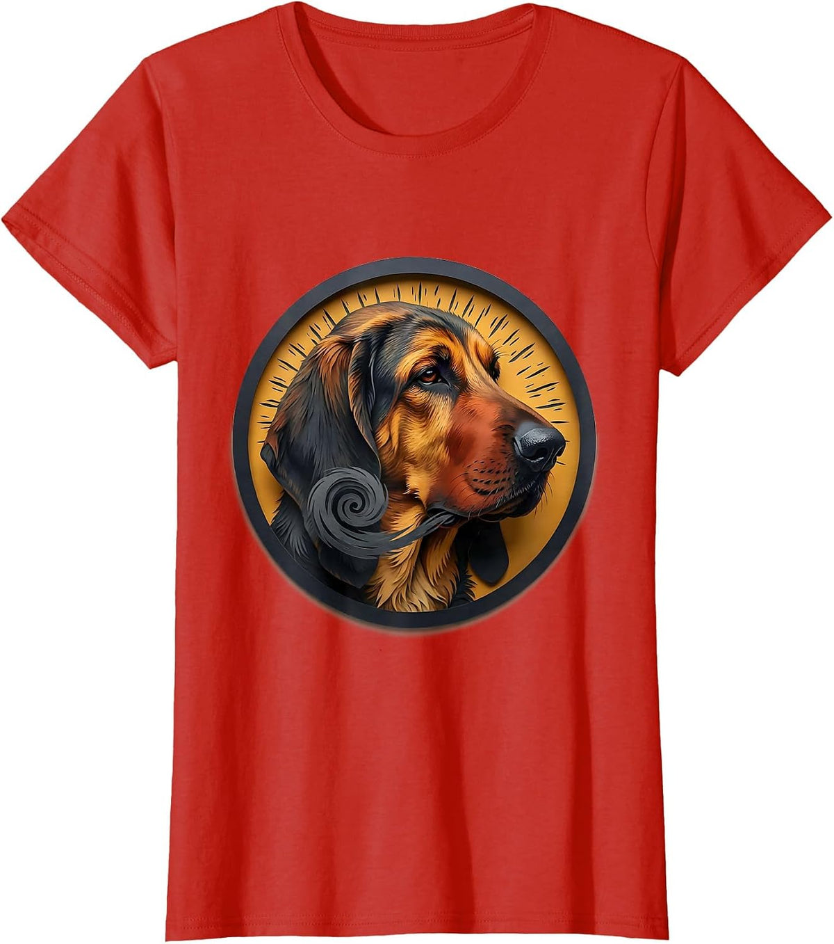 Bloodhound Dog Lover Funny Pet Owner Humor T-Shirt - Red