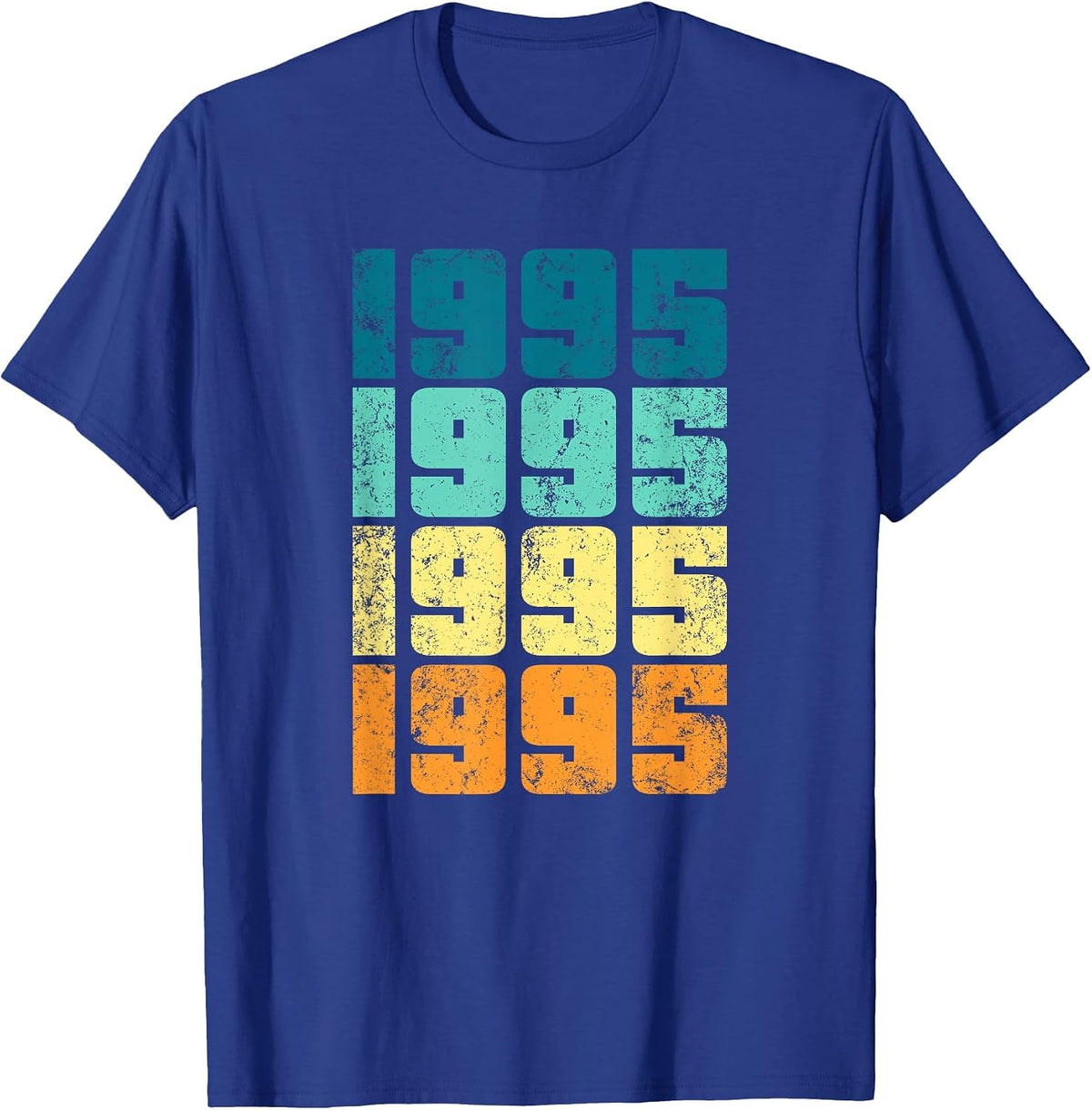 1995 Retro Design T-Shirt - Royal Blue
