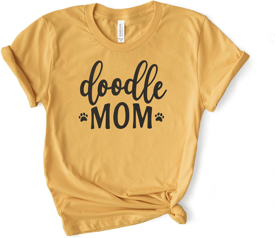 Doodle Mama Shirt, Doodle Mom Tee, Labradoodle Gift, Golden Labradoodle Goldendoodle, Bella Canvas® Soft-Feel Unisex Tee -