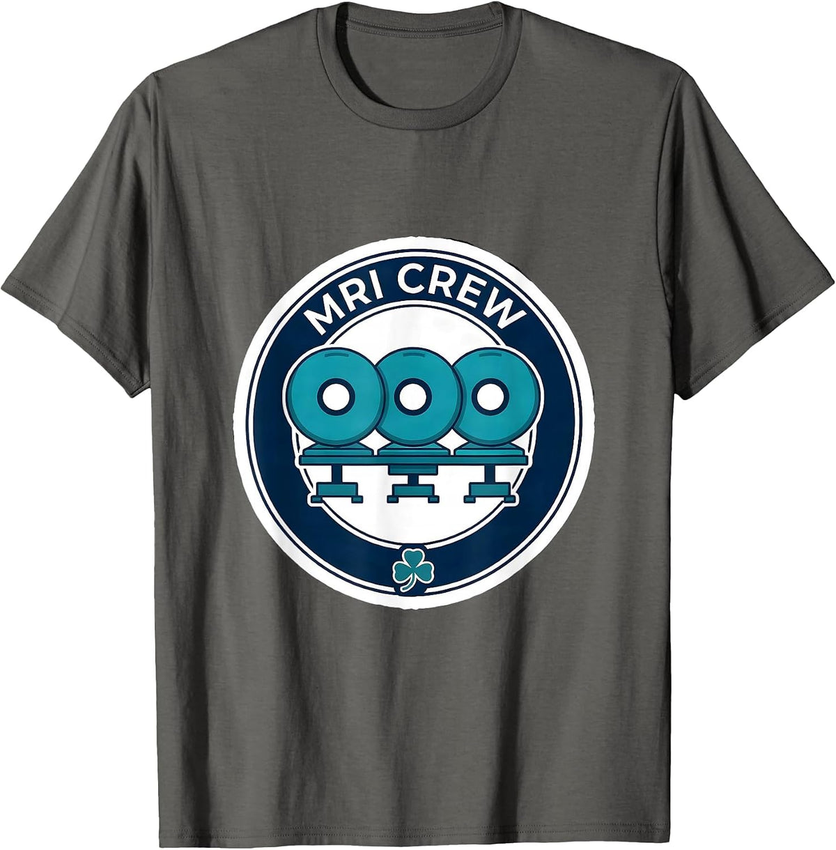 MRI Crew Radiology Tech Rad Tech Work Pride T-Shirt - Asphalt Grey
